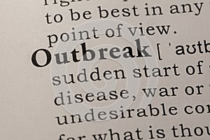 Definition of outbreak