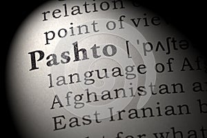 Definition of Pashto