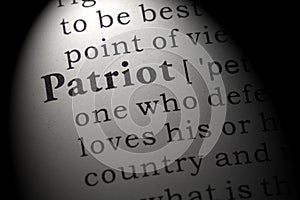 Definition of patriot