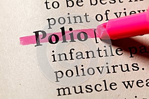 Definition of Polio photo