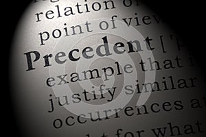 Definition of precedent