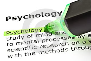 Definition Of Psychology