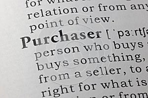 Definition of purchaser