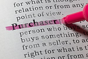 Definition of purchaser