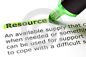 Definition Of Resource