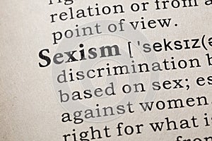 Definition of Sexism