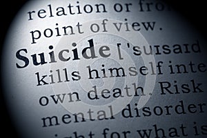 Definition of suicide