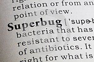 Definition of superbug photo