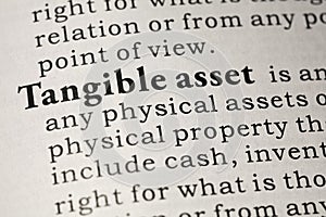 Definition of tangible asset
