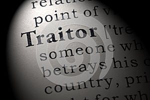 Definition of traitor