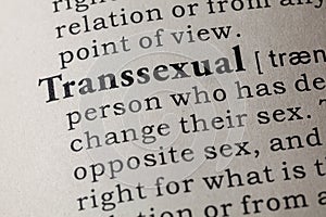 Definition of Transsexual