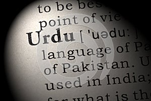 Definition of Urdu