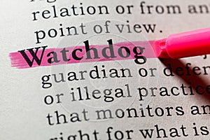 Definition of watchdog