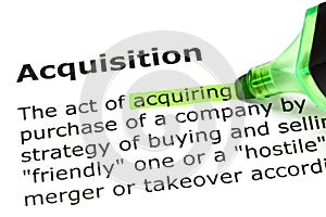 Definition Of The Word Acquisition