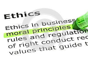 Definition Of The Word Ethics