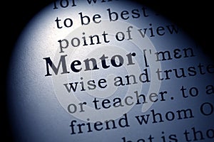 Definition of the word mentor