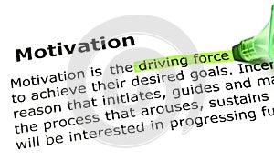 Definition Of The Word Motivation