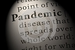 Definition of word pandemic