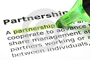 Definition Of The Word Partnership