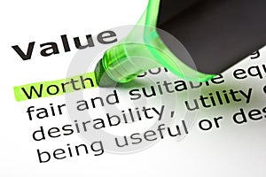 Definition Of The Word Value