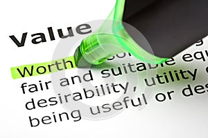 Definition Of The Word Value photo