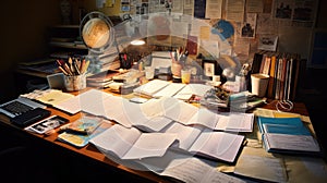 definitions notes desk