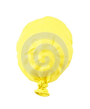 Deflated balloon isolated