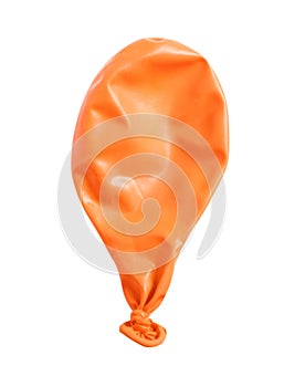 Deflated color air balloon