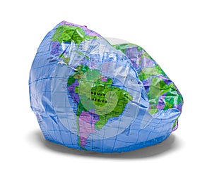 Deflated Globe photo