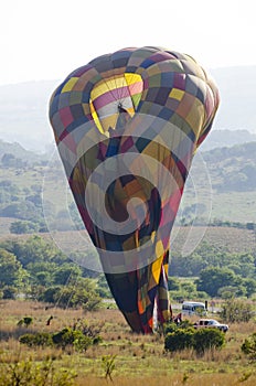 Deflating balloon