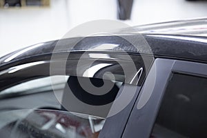 Deflectors for side Windows of the car.Car accessory. Additional equipment