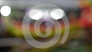 Defocused Bokeh Lights And Lens Flare, Abstract Light Background