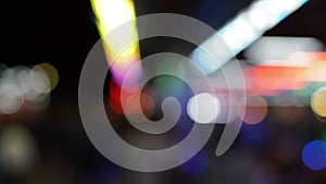 Defocused Bokeh Lights And Lens Flare, Abstract Light Background