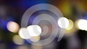 Defocused Bokeh Lights And Lens Flare, Abstract Light Background