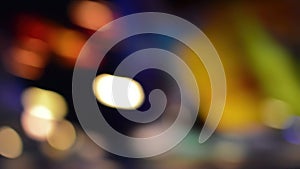 Defocused Bokeh Lights And Lens Flare, Abstract Light Background