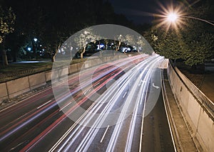 Defocused Car Highway