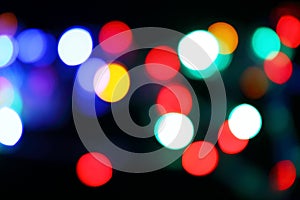 Defocused christmas lights background