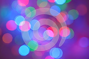 Defocused christmas lights background