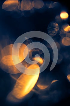 Defocused circle light background