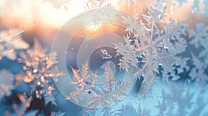 Defocused Frost Ballet In the depths of winter a delicate dance plays out on window glass. Soft blurred shapes