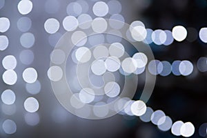 defocused image of christmas lights