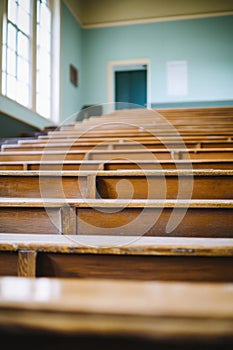 Abstract Blur University Lecture Hall Background photo