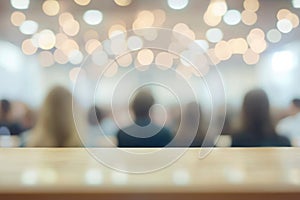 Abstract Blur University Lecture Hall Background photo