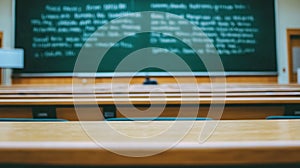 Abstract Blur University Lecture Hall Background photo