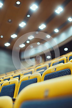 Abstract Blur University Lecture Hall Background photo
