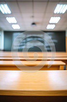 Abstract Blur University Lecture Hall Background photo