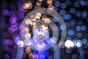 Defocused lights background abstract bokeh lights