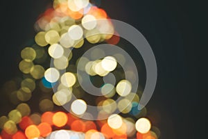 Defocused lights - Christmas tree