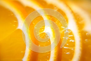 Defocused macro orange cuted background