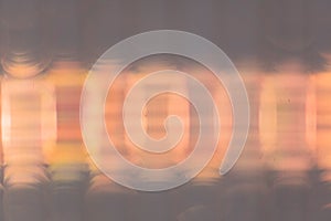 Defocused Polycarbonate plastic sheet, background texture